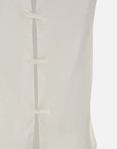 HERNO Blusa con fiocchetti WHITE Donna 