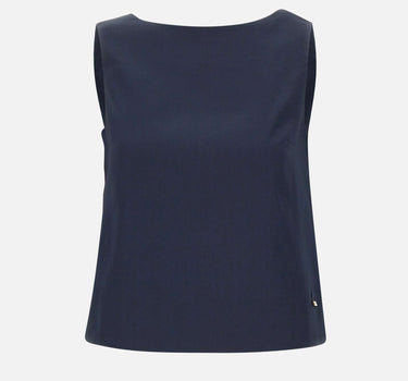 HERNO Blusa con fiocchetti BLUE Donna 
