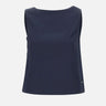 HERNO Blusa con fiocchetti BLUE Donna 