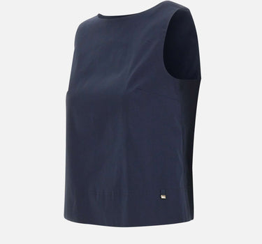 HERNO Blusa con fiocchetti BLUE Donna 
