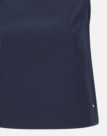 HERNO Blusa con fiocchetti BLUE Donna 