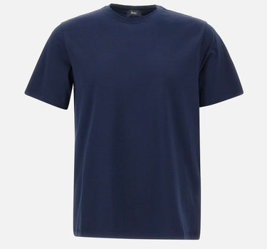 HERNO T-shirt in jersey di cotone BLUE Uomo 