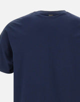 HERNO T-shirt in jersey di cotone BLUE Uomo 