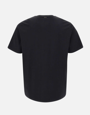 HERNO T-shirt in cotone superfine BLACK Uomo 