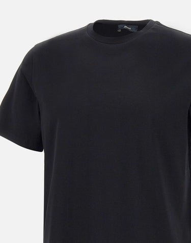 HERNO T-shirt in cotone superfine BLACK Uomo 