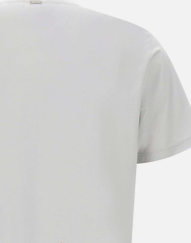 HERNO T-shirt  in jersey di cotone superfine GREY Uomo 