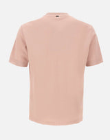 HERNO T-shirt in jersey effetto maglia Pink Uomo 