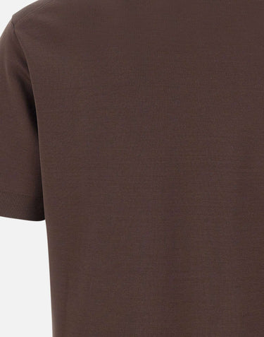 T-shirt in jersey effetto maglia JG000206U 520598800 HERNO 