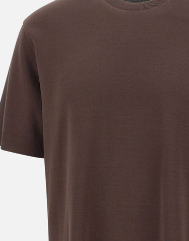 T-shirt in jersey effetto maglia JG000206U 520598800 HERNO 