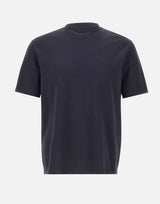 HERNO T-shirt in jersey effetto maglia BLUE Uomo 