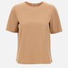 HERNO T-shirt in cotone interlock BEIGE Donna 