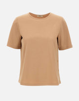 HERNO T-shirt in cotone interlock BEIGE Donna 