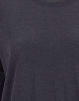 HERNO Maglia a maniche corte in misto cotone BLUE Donna 