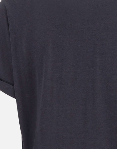 HERNO Maglia a maniche corte in misto cotone BLUE Donna 