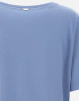 HERNO T-shirt in cotone stretch superfine Light Blue Donna 