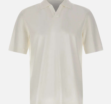 HERNO Polo con colletto aperto WHITE Uomo 