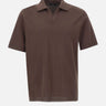 HERNO Polo con colletto aperto BROWN Uomo 