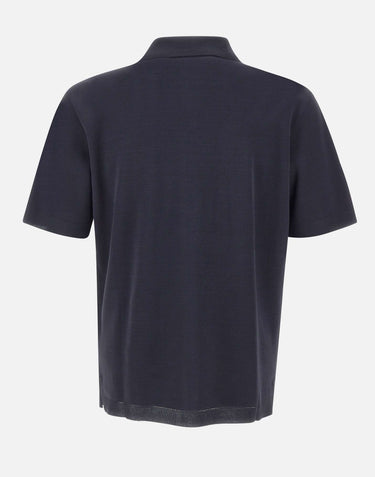 HERNO Polo con colletto aperto BLUE Uomo 
