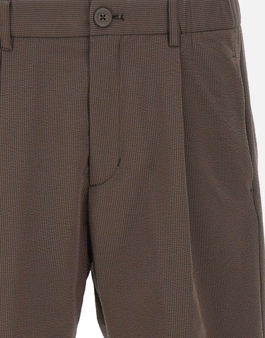 HERNO Shorts in seer-crease BROWN Uomo 