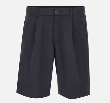 HERNO Shorts in seersucker BLUE Uomo 