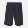 HERNO Shorts in seersucker BLUE Uomo 