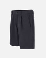 HERNO Shorts in seersucker BLUE Uomo 