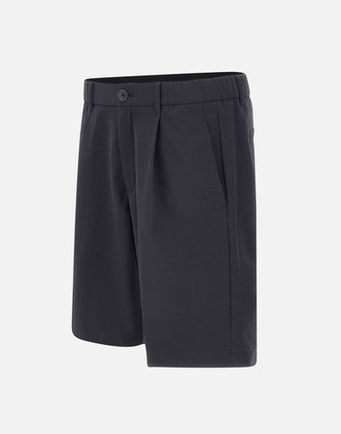 HERNO Shorts in seersucker BLUE Uomo 