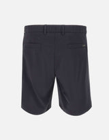 HERNO Shorts in seersucker BLUE Uomo 