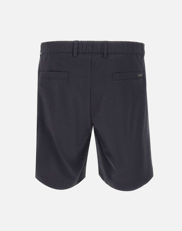 HERNO Shorts in seersucker BLUE Uomo 