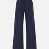 HERNO Pantaloni ampi in misto cotone BLUE Donna 