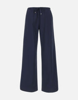 HERNO Pantaloni ampi in misto cotone BLUE Donna 