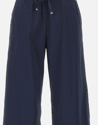 HERNO Pantaloni ampi in misto cotone BLUE Donna 