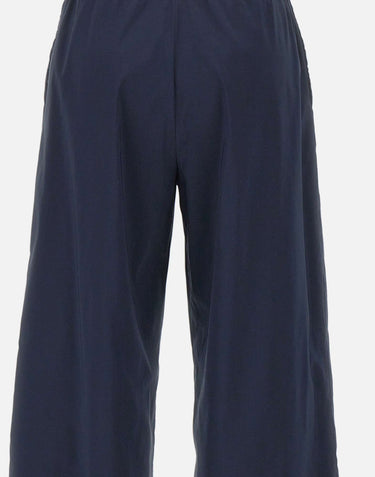 HERNO Pantaloni ampi in misto cotone BLUE Donna 