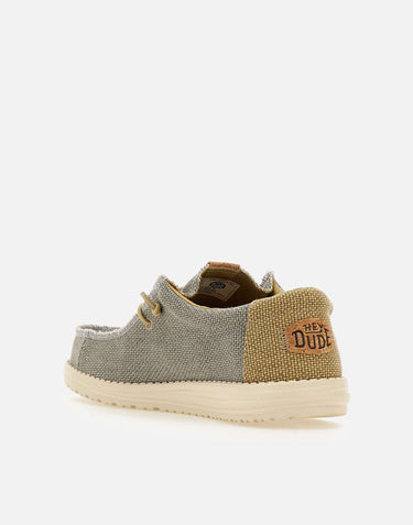 HEY DUDE Mocassini "Wally braided" GREY Uomo 