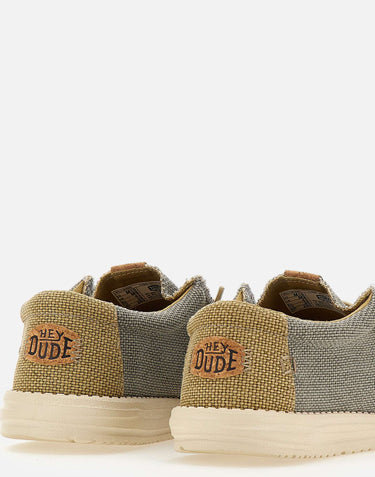 HEY DUDE Mocassini "Wally braided" GREY Uomo 