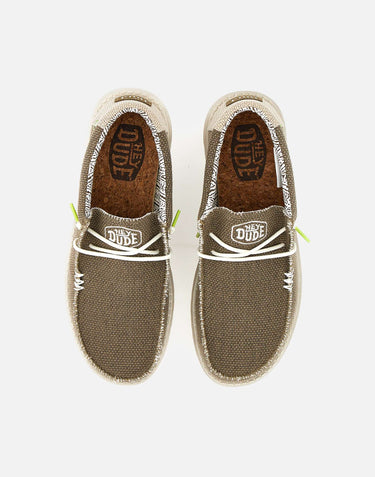 HEY DUDE Mocassini "Wally braided" GREY Uomo 
