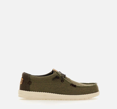 HEY DUDE Mocassini "Wally braided" GREEN Uomo 