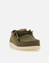 HEY DUDE Mocassini "Wally braided" GREEN Uomo 