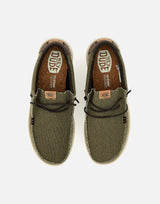 HEY DUDE Mocassini "Wally braided" GREEN Uomo 