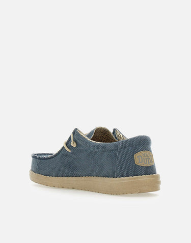HEY DUDE Mocassini "Wally braided" BLUE Uomo 