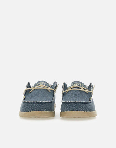 HEY DUDE Mocassini "Wally braided" BLUE Uomo 