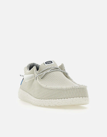 HEY DUDE Mocassini "Wally sport mesh" WHITE Uomo 