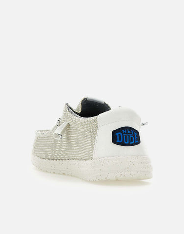 HEY DUDE Mocassini "Wally sport mesh" WHITE Uomo 