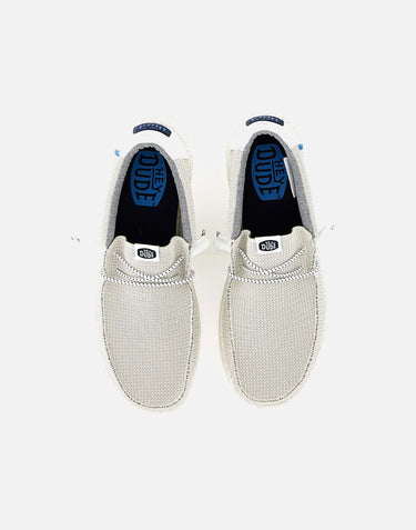 HEY DUDE Mocassini "Wally sport mesh" WHITE Uomo 