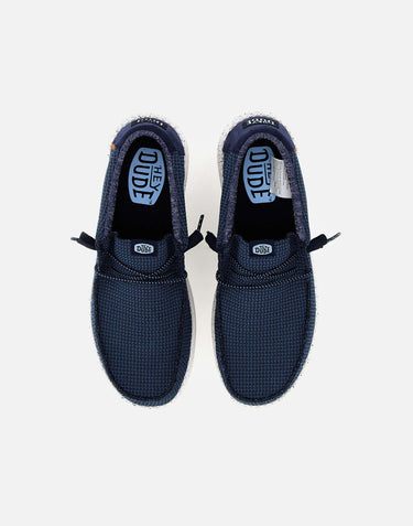 HEY DUDE Mocassini "Wally sport mesh" BLUE Uomo 
