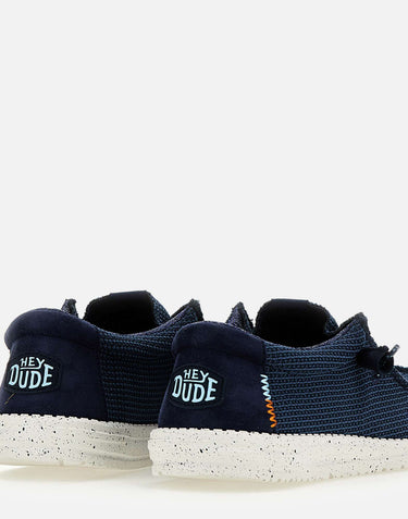 HEY DUDE Mocassini "Wally sport mesh" BLUE Uomo 