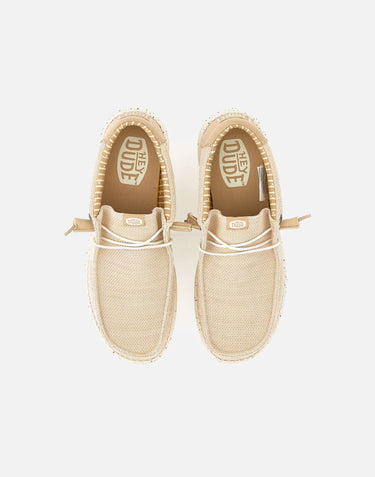 HEY DUDE Mocassini  "Wally stretch Sox" BEIGE Uomo 