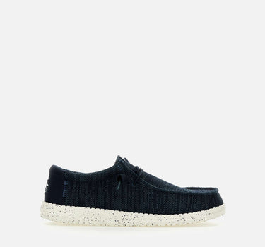 HEY DUDE Mocassini  "Wally stretch Sox" BLUE Uomo 