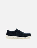 HEY DUDE Mocassini  "Wally stretch Sox" BLUE Uomo 