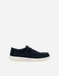HEY DUDE Mocassini  "Wally stretch Sox" BLUE Uomo 